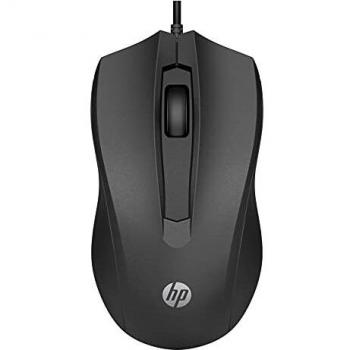 HP Wired 100 Mouse Black 1600 DPI