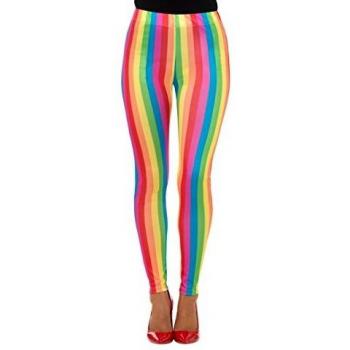 Smiffys Leggings de Payaso arcoíris