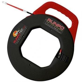Runpotec Runpo 10014 - Guía pasacables triple trenzado con carcasa, 5,3 mm