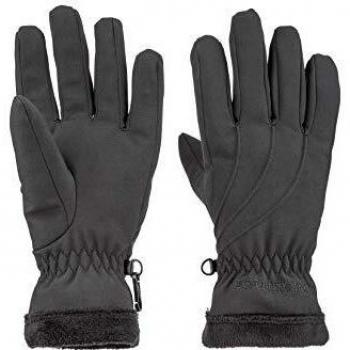 Marmot Wm's Fuzzy Wuzzy Glove Guantes Rígidos De Senderismo, Resistentes Al Agua Y Al Viento, Mujer, Black, S