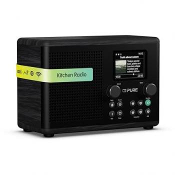 Radio Internet Compacta Pure Classic H4i - WiFi, DAB+, FM, Bluetooth 5.3, Altavoz de 10W, Pantalla a Color de 2.4, 150 Presintonías, Temporizador de