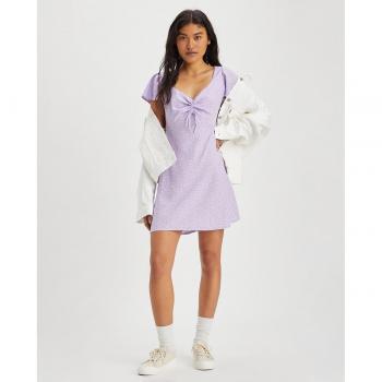Levi's Vestido Corto de Manga Corta