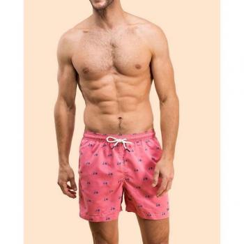 Scotta 1985 - Bañador bermuda de hombre color rosa