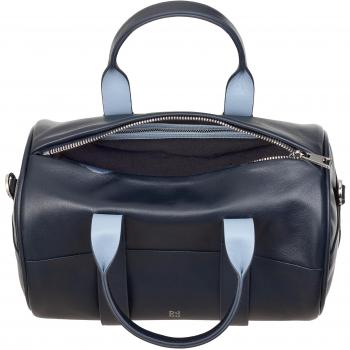 Bolso de mano multiposición de piel Dudu con cremallera, bolso de cilindro de cuero genuino para mujeres, suave, diseño elegante y colorido, incluye correa para el hombro y dos asas