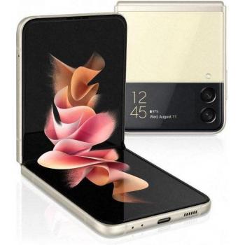 Samsung Galaxy Z Flip3 5G 256GB - Crema - Pantalla de 6.7 - Android 11 - USB Tipo-C - 8GB RAM - Batería de 3300 mAh