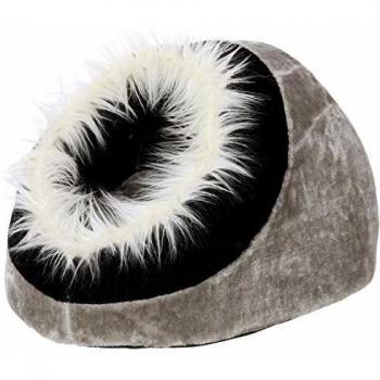 Cama Cueva Con Pelo de Lujo para Mascotas