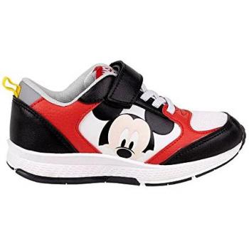 Zapatillas Deportivas Infantiles Mickey Mouse Negro, Calzado Deportivo, Estilo Mickey Mouse, Combinación de Estilo y Comodidad, Talla 26 EU