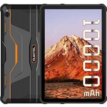 Tablet 10.1 Pulgadas OUKITEL RT1 Tablet Android 11,Batería 10000mAh Resolution 1920x1200 Tablets PC Octa-Core,16MP Cámara, 4GB RAM 64GB ROM Helio P22 Screen 4G Dual SIM 5G WiFi Tableta,GPS