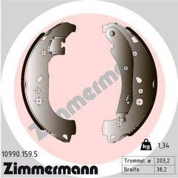 Juego de zapatas de frenos ZIMMERMANN 10990.159.5