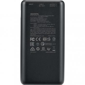 Cargador Portátil Power Bank Adata P20000QCD de 20,000mAh en Color Blanco