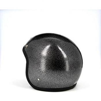 DMD - Casco de moto unisex purpurina, negro Large Glitter Nero