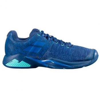 Babolat Propulse Blast Zapatilla Tierra Batida Hombres - Azul, Talla 6.5 (UK) / 40 (EUR), Modelo 30S22446 4090