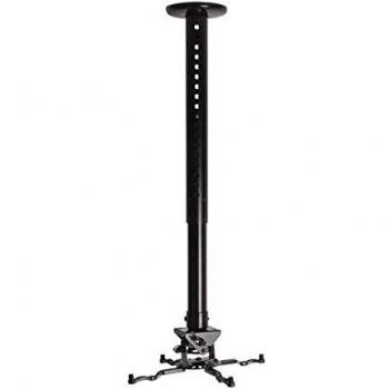 Soporte de Techo Ajustable para Proyector B-Tech BT899-AD, Microajuste, Carga hasta 25kg - Negro