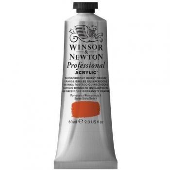Winsor & Newton Professional - Pintura acrílica tubo 60 ml, color Quinac Burnt Orange
