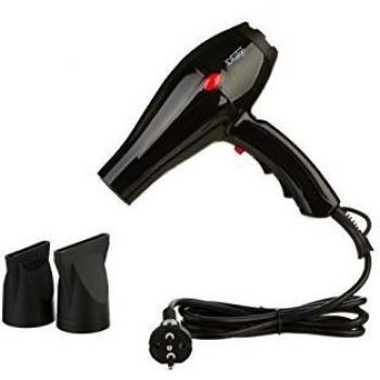 Italian Design, Secador Ionico, 3 Modos de Calor, 2 Velocidades, Color Negro, 2200W