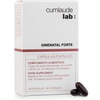 Cumlaude Ginenatal Forte - Suplemento de 30 cápsulas para el cuidado durante el embarazo