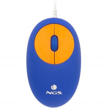 NGS  Vip  - Ratón, color azul y naranja