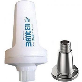Banten Pack de Antena TDT 00335 Omnidireccional Montaje en Superficie Acero Inoxidable