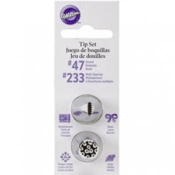 Wilton Basketweave and Ribbon Tip 418-47233 , Set of 2 by Wilton