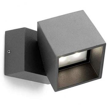Leds C4 - Lampara Aplique Cubus 10 X LED 11W Gris Urbano LEDs C4
