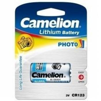 Batería de Litio CR123A 3V Camelion Unidad Individual