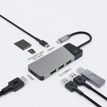 Green Cell HUBGC01 - Hub de interfaz USB Tipo C