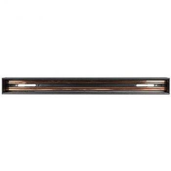 Carril Magnético de Aluminio Negro 1 Metro para Proyectores y Sistemas de Iluminación