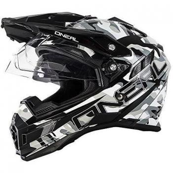 0815-704 - Oneal Sierra Adventure Sniper Dual Sport Helmet L Black White