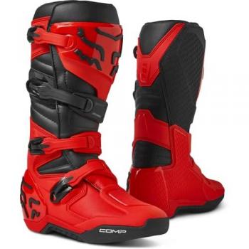 Botas de Cross Fox Comp Rojo Fluo