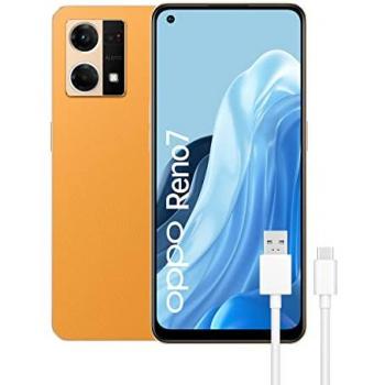 OPPO Reno7 Smartphone 8GB RAM, 128GB almacenamiento, Dual SIM, procesador Snapdragon 680, pantalla de 6.43”, cámara principal de 64MP + 2MP, cámara microscopio de 2MP