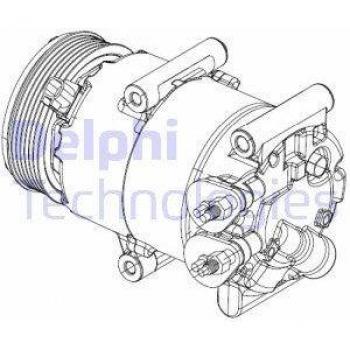 Compresor de aire acondicionado DELPHI CS20324