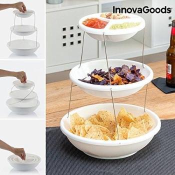Innovagoods Bols de Plegado Giratorio, Blanco