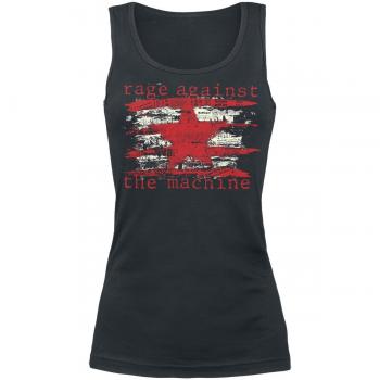 Rage Against The Machine Newspaper Star Top Mujer Negro XXL