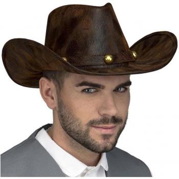 Sombrero de Vaquero efecto Cuero