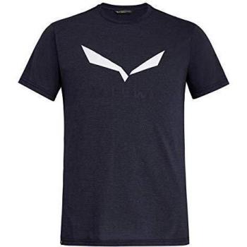 SALEWA Solidlogo Drirelease M Camiseta, Hombre, Azul