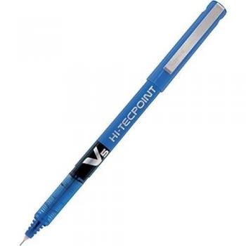 Pilot - Hi-Tecpoint V5 - Bolígrafo Roller Tinta Liquida - Azul - Punto Fino -