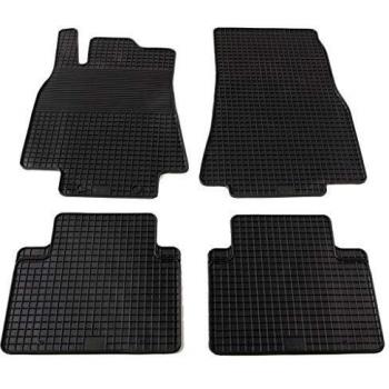 vidaXL Juego Alfombrillas de Coche a Medida Goma 4 Piezas Esterillas Alfombras