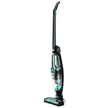 Bissell Multireach Essential Vertical Sin Cable con Aspirador De Mano, 0.45 litros, 68 Decibelios, Titanio/Azul