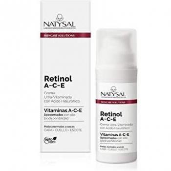 Natysal Crema de Retinol con Vitaminas A-E-C, Para Pieles Maduras, Multicolor, 50 Ml
