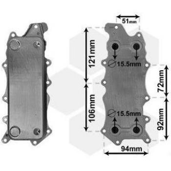 Enfriador de aceite VAN WEZEL 30013701