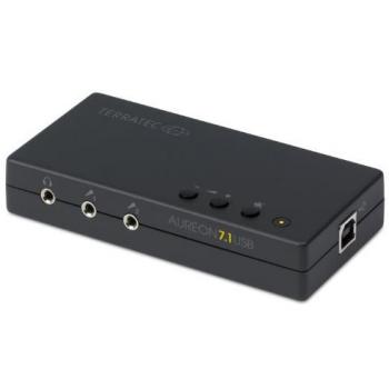 Terratec Aureon - Tarjeta de Sonido Externa, Negro