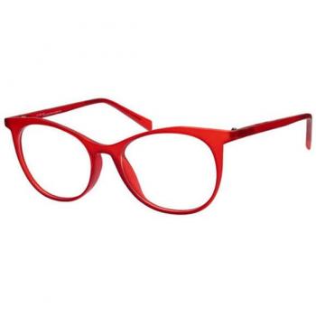 Italia Independent II 5605 051.000 Women's Eyeglasses Burgundy Size 50 (Frame Only) - Blue Light Block Available