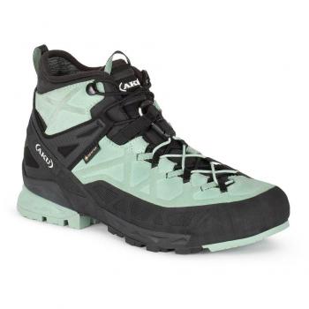 Zapato Mujer Trekking AKU Rock DFS Mid GTX WS 719 431 - Características: Diseño específico para mujer, impermeable con tecnología Gore-Tex, suela de alta tracción, soporte en el tobillo, material ligero y transp