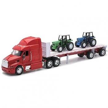 TOINSA- Camion 1.32 Peterbilt con 2Tractores Aviones, Multicolor