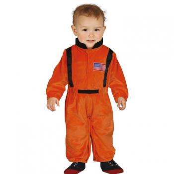 Disfraz de Astronauta naranja para bebé