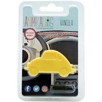 ANIMIKADOS ambientador para coche aroma vainilla 1 ud