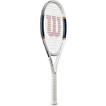 Wilson Raqueta de tenis, Roland Garros Triumph, Blanco/azul/naranja, WR030510U2