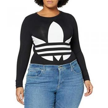 adidas Lrg Logo Body, Mujer, Black/White, 38