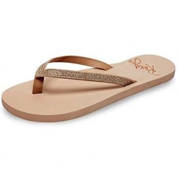 Roxy Napili II Women's Flip-Flops - Beige, Size 38