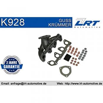 Colector de escape LRT K928 para Peugeot 206 y Partner I, sistema de escape con piezas de ensamblaje